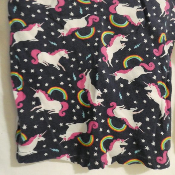 CARTER'S | size 12 | Unicorn and Rainbow Print Pajama Long Sleeve Shirt - Picture 14 of 15